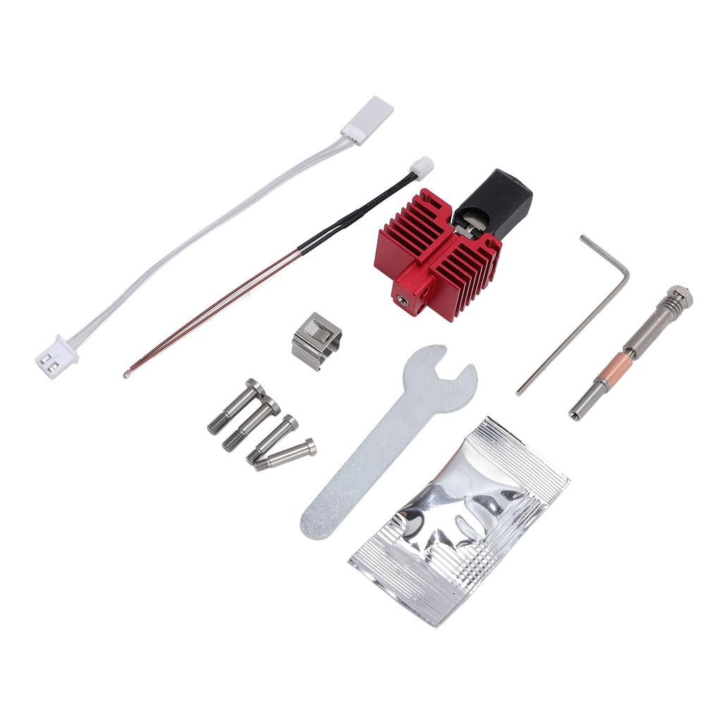 3D Printer Hotend Kit 0.4mm Quick Swap Nozzle 60W Ceramic Heating Hotend Kit with 0.2mm Nozzle for X1C