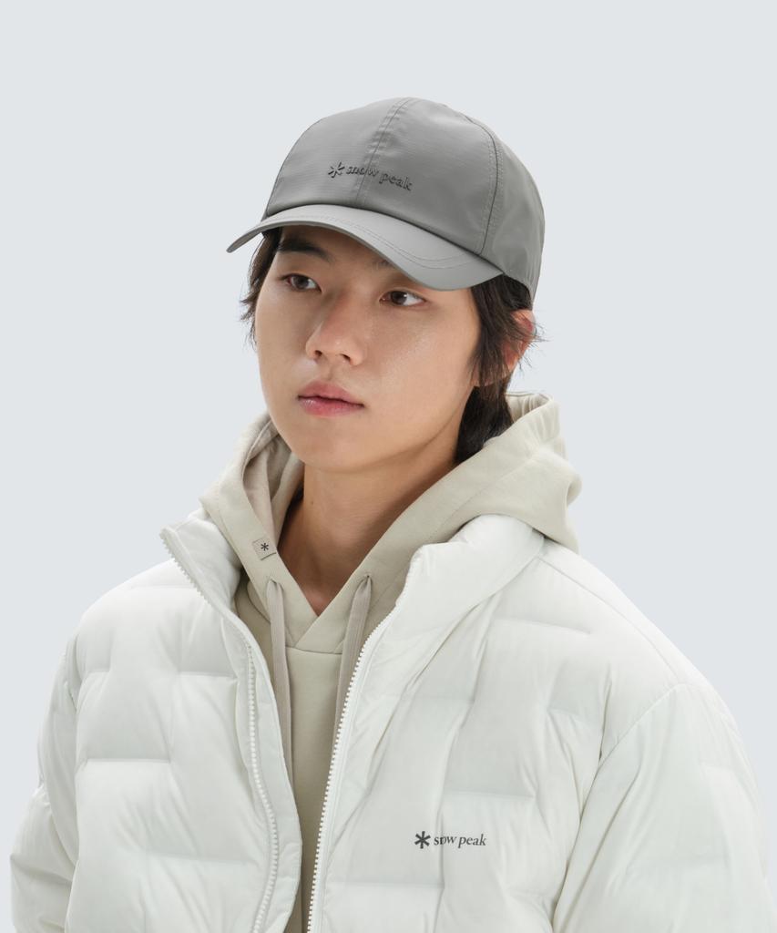 SNOWPEAK APPAREL Carbon Ball Cap (S24Futbc05) Dark Silver