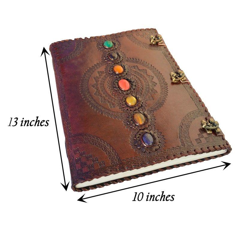 Leather Grimoire, Leather Journal, Magic Book, Celtic journal The Morrigan, Leather book Travel notebook, Christmas Gift