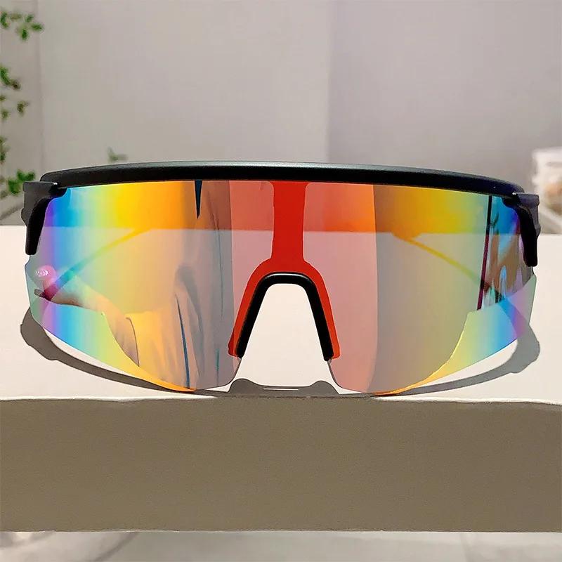Oversized Luxury  Design Cycle Sunglasses Women for Men Vintage Outdoor Sun Glasses Popular Punk Ski Windproof Sport Goggle