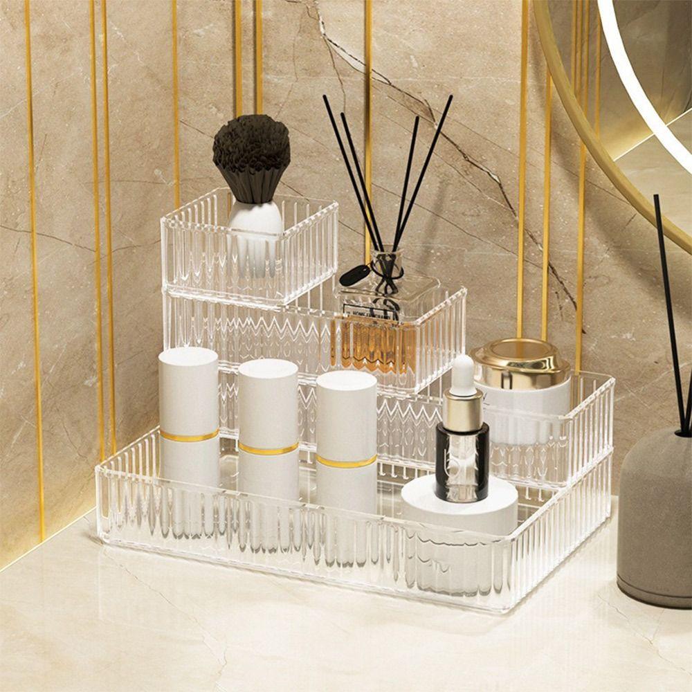 Rectangle Desk Drawer Organizers S/M/L/XL Stationery Container Storage Box  Home Office