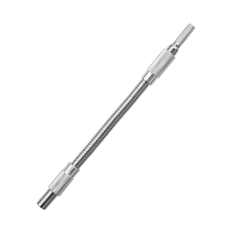 Rechargeable Electric Drill and Screwdriver with Soft Shaft and Universal Adapter