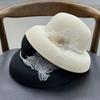 Lampshade Hat Women's Summer Sun Protection Big Edge Straw Hat Seaside Vacation Beach Hat Travel Fisherman Basin Hat