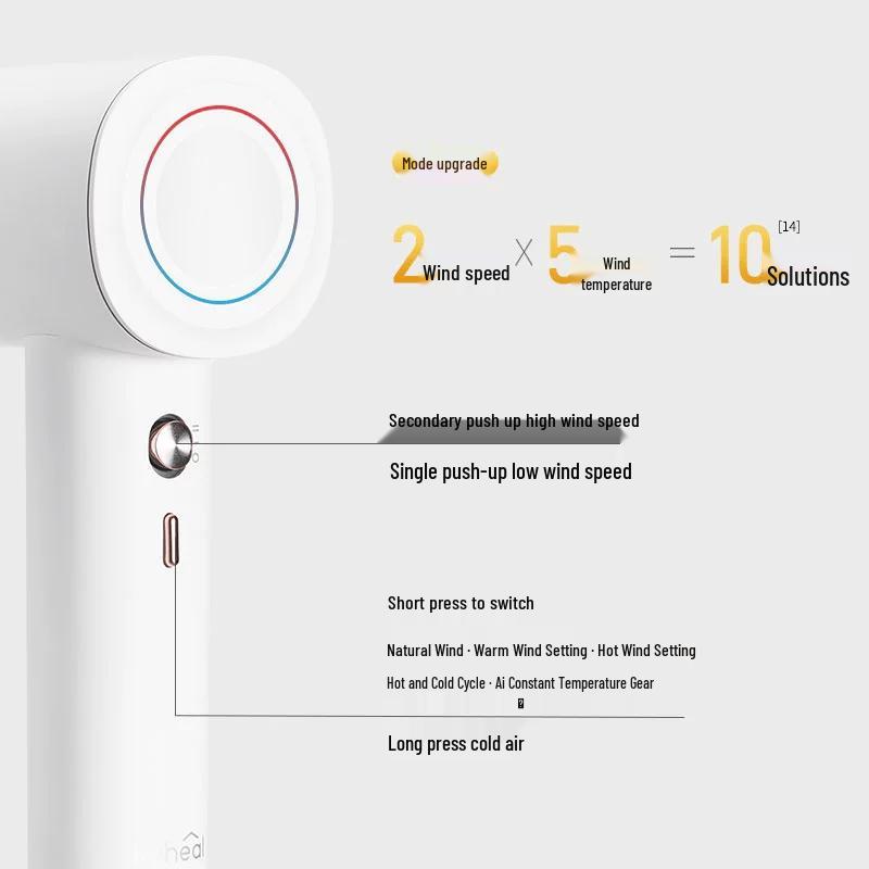 KEHEAL Ai Smart High-Speed Hair Dryer CN plug (adapter included)