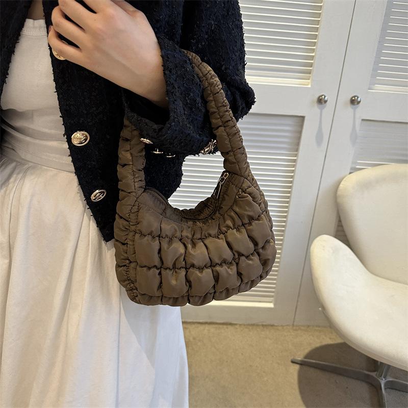 

Underarm bag New women s bag Fashion sweet personality Shoulder bag Handbag кофейный