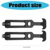 2Pcs T Handle Hasp Rubber Flexible Draw Latches with Screws Shock Absorbing Latches Replacement Toolbox Latches