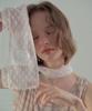 OURNOSTALGIA Sheer Lace Dot Scarf_Pink(Ob6Ac08)