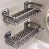 Punch-Free Wall-Mounted Bathroom & Kitchen Storage Shelf