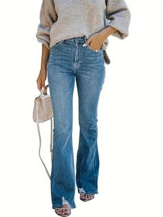 Retro Slim Fit Stretch Jeans for Women - European and American Style