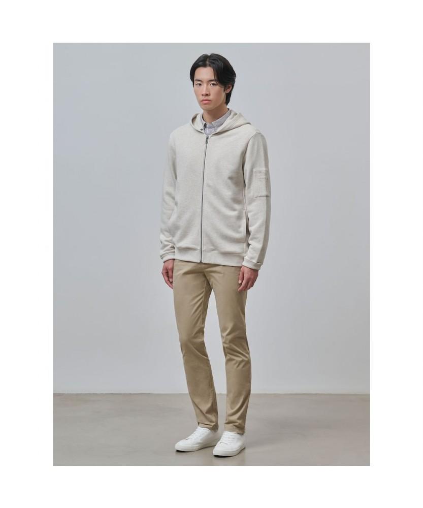 Beanpole Men Hoodie Zip-Up Sweatshirt Ivory (Bc4841C070)
