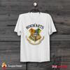 Harry Potter Hogwarts Logo Cool Gift UNISEX 100% Cotton T-shirt Mens Tees Top B442
