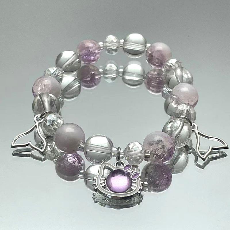 Lily of the Valley Butterfly Bracelet - Multi-Style Beaded Star & Moon Design