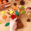 Handmade Felt Christmas Tree Craft Kits Holiday Decoration Nonwoven Fabric Wall Hanging For Kids Adults Autumn Crafts