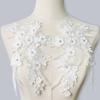 Handmade Beads Three-Dimensional Flower Lace Water-Soluble Flower Stickers Decorative Wedding Dress Performance Clothes Headgear Dress Accessories