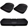 Universal 3Pcs Front Rear Flax Car seat cushion Cover 3D Full surrounded four se