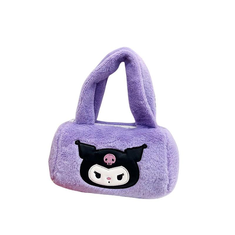 Cute Cartoon Plush Shoulder Bag For Girls Lightweight And Theft-proof Available In Multiple Colors
