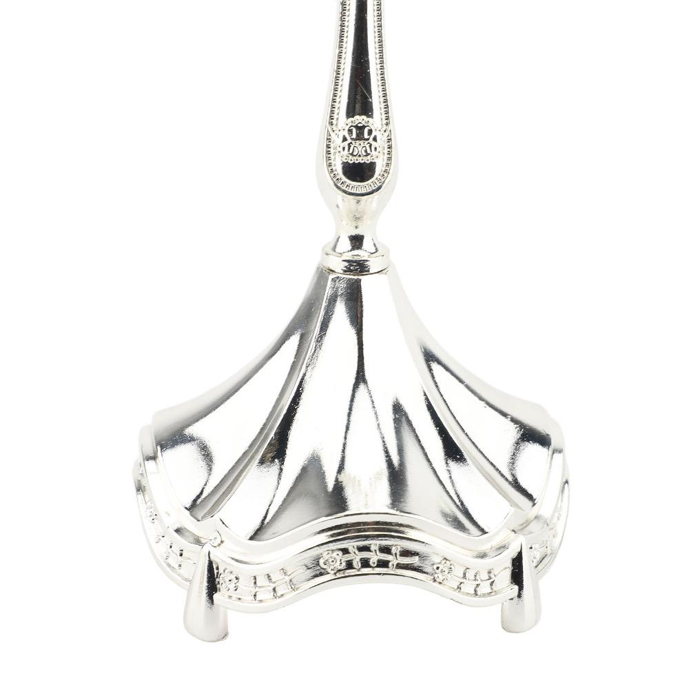 4pcs Silver Candle Holder 9 Branch Candelabra Decorative Candlestick Wedding Decoration