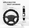 Zateem STWE006 Steering Wheel Cover, For Cars, Light Vehicles, Stretchable, Steering Wheel Cover, Cute,