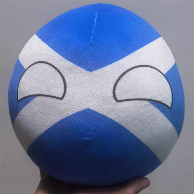 10cm Poľsko guľa plyšový vankúš Bangladéš Írsko Anglicko Škótsko Portoriko Srbsko Wales Nepál Countryball Hračka Darček
