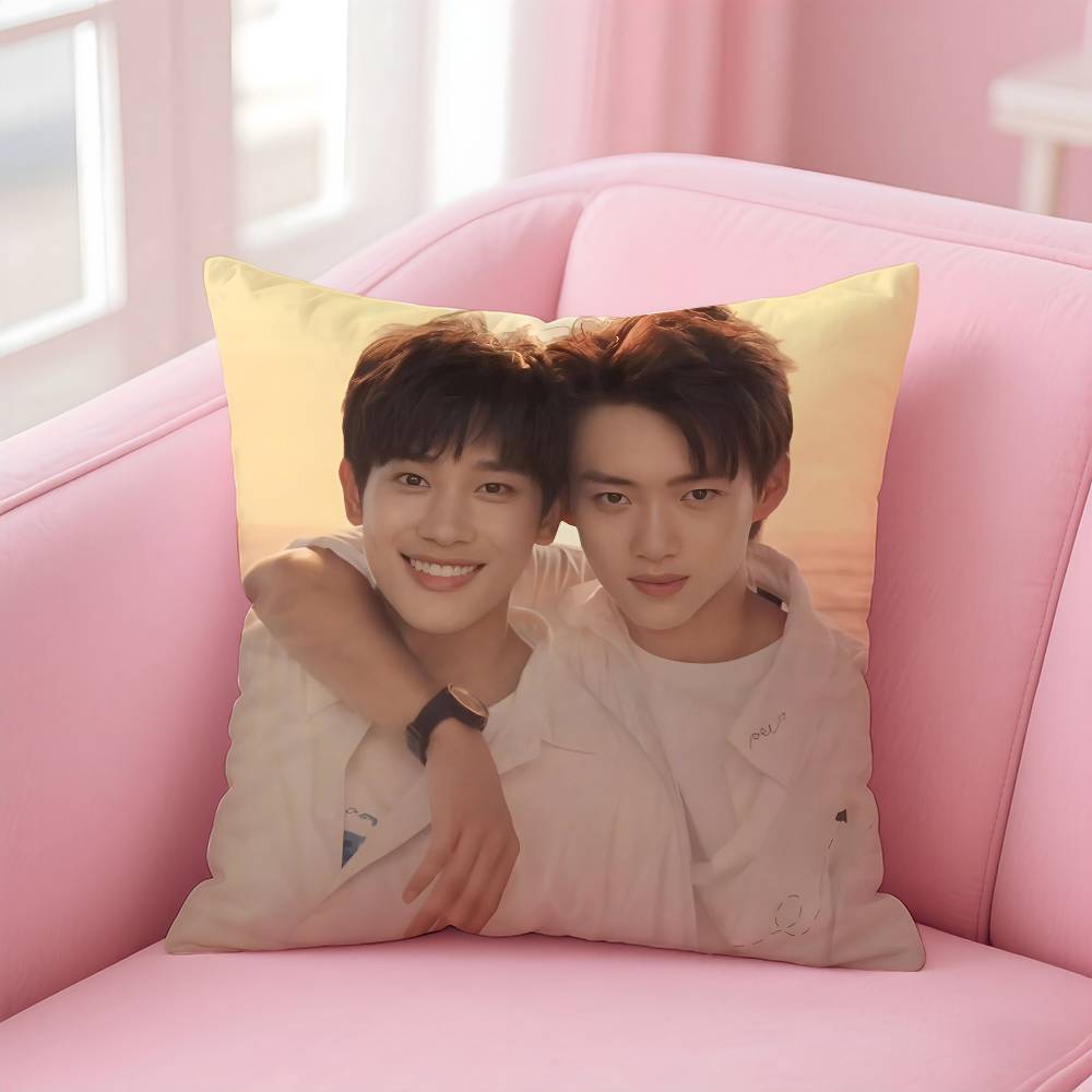 Bl Tv R-Revenged Love Pillow Case Anti-Dustmite Pillowcase Invisible Zipper Silky Short Plush Sofa Cushion Cover
