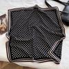Spring, autumn and winter new high-end silk scarf women's fashion temperament printed shawl double-sided silk scarf