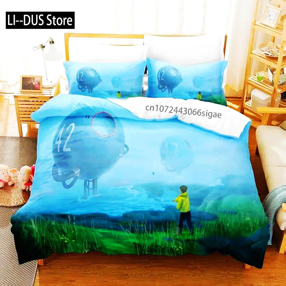 3D Print Sci Fi Structure Bedding Set Duvet Cover Bed Set Quilt Cover Pillowcase Comforter King Queen Size Boys Adult Bedding