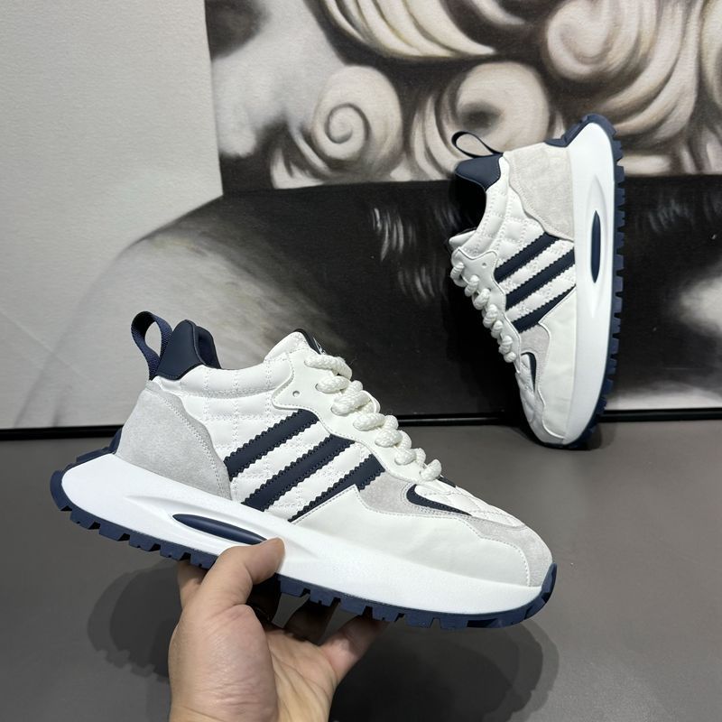 Herrskor höst och vinter lätta explosion tjocksulade mångsidiga herr sportskor halkfria vardagliga Forrest Gump skor