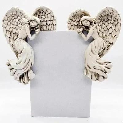 Angel Wings Resin Craft Door Frame Ornament Angel Winged Goddess Pendant Garden Door Decoration Home Gifts Left Right Wings