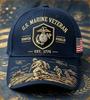 2026 US Marine Corps Veteran Casual Baseball Cap with Soldier Print