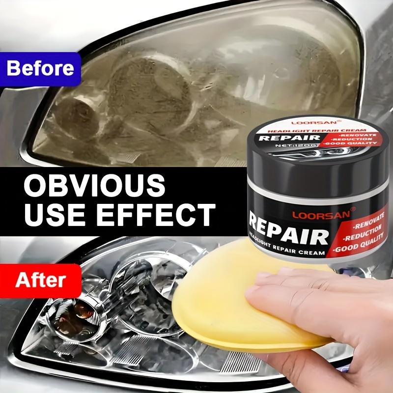 Automotive Headlight Repair Kit - Universal Automotive Headlight Polishing Wax Set, for Renovation, Yellowing and Oxidation.