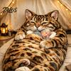 Adults Sleeping Bag Plush Cat Envelope Bag, Winter Slumber for Men Women, Durable Animal Nap Mat Sack Home Travel Comfortable