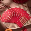 Hot Stamping Lucky Money Bag English Red Packet Spring Festival Essentials HongBao  Wedding