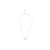 Swarovski Lifelong Bow series sweet two-color bow necklace women's rose gold plated 5440636