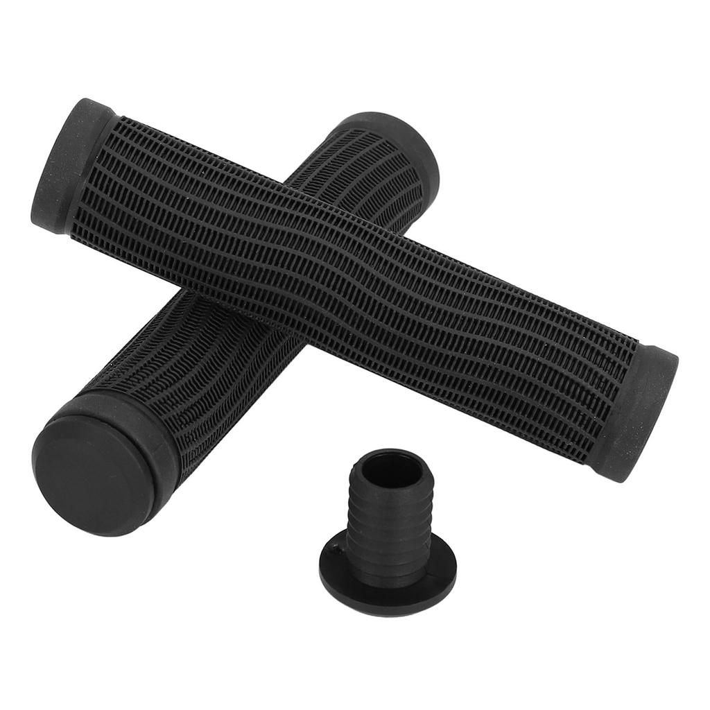 2pcs Bike Handle Grips Anti Slip Rubber Bicycle Handlebar Grips Ergonomic Replacement Bike Grips