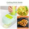 Vegetable Chopper Food Slicer 15 In 1 Multifunctional Kitchen Vegetable Slicer Dicer Cutter with 9