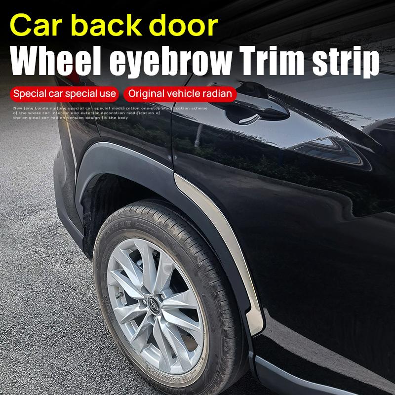 Stainless Car Door Fender Flare Arch Stickers Fender Vents Protector Cover For Toyota Corolla Cross XG10 2024 2024 2024 Hybrid