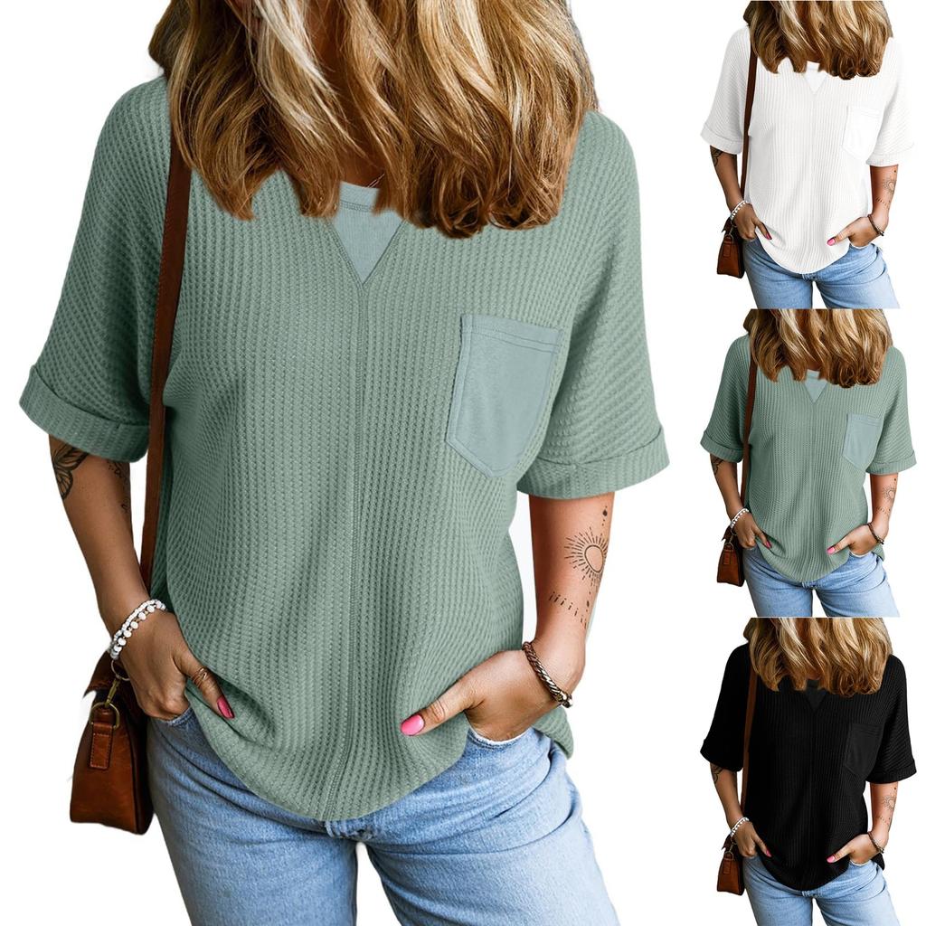 Women Casual Loose Shirts Fashion Tops T-shirts Tee