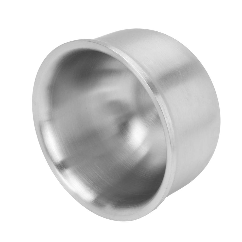 Stainless Steel Shaving Soap Bowl Professional Portable Home Hair Salon Shaving Cream Mug Cup