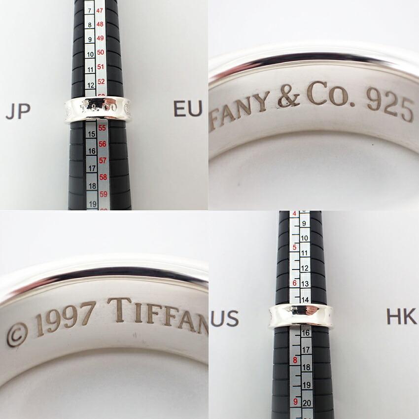 [Used] TIFFANY 925 1837 Ring/Size 14/j47-2