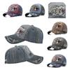 Embroidered Vintage Baseball Cowboy Cap Sun Protection Hat Fishing Running Gift