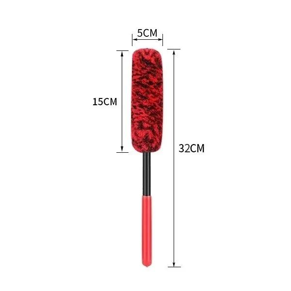 UNTIOR Bendable Auto Wheel Detailing Brush Wheel Woolies Car Cleaning Tools for Car Rim Tire Cleaning Automobile Wheel Brushes