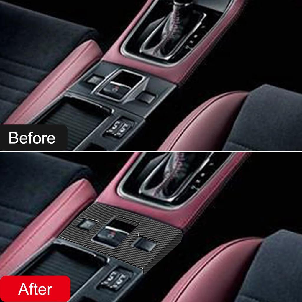 Car Accessories for Subaru WRX STI 2014- Interior Automatic Gear Shift Panel Button Cover Trim