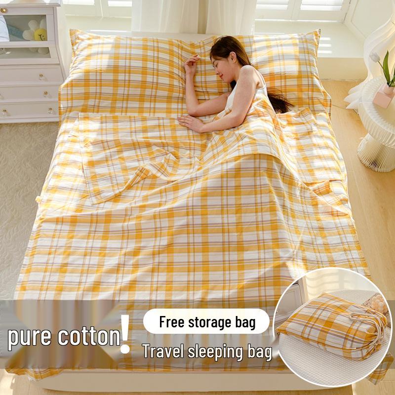 All-Cotton Anti-Dirt Portable Travel Sleeping Bag & Duvet Cover