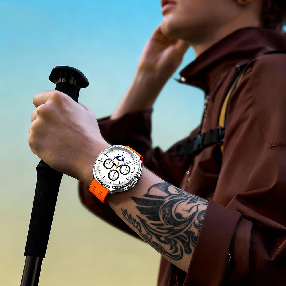 Schutzhülle aus Aluminiumlegierung für Samsung Galaxy Watch 8, Metallgehäuse, Zubehör, Hartrahmen, Metall-Schutzstoßstange für Samsung Galaxy Watch 8 (44 mm, 40 mm)