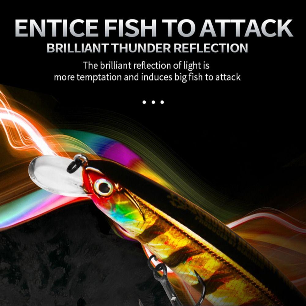 

Depth1.8m Fishing Lure 13cm 21g Crankbaits Popper Fishing Tackle Hard Bait Carp G