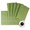 2/4PCS Placemats Washable Easy To Clean Vinyl Dining Table Pads Durable PVC Weave Table Mats Coasters Banquet Party Home Decor