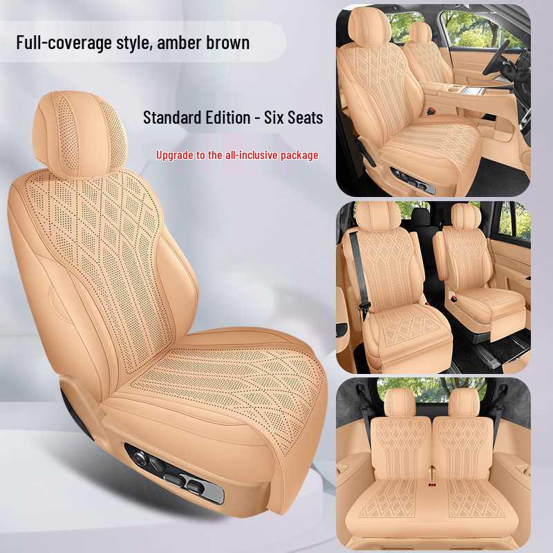 AITO M9 Suede Seat Cushions, Fit for 25 Models, All-Season, Suitable for Five/Six-Seater Cars - Car Accessories