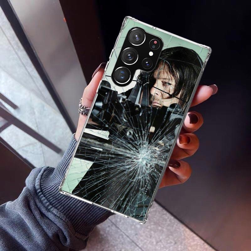 The Walking Dead Daryl Dixon Phone Case For Samsung Galaxy S23 S24 S25 Edge S26 Ultra S22 + S21 Plus S20 FE Cover Silicone Print