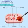 Lash Lift Brow Lamination Palette, Rapid Eyelash Eyebrow Lifting Tray, DIY Tint Mixing Tool For Perming Lashes At Home Salon Usage -1000 Applications