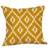 Mustard Pillow Case Yellow Geometric Fall  Cushion Cover  Decorative